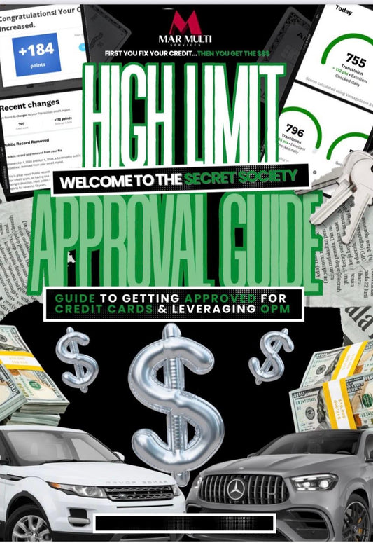HIGH LIMIT APPROVAL GUIDE EBOOK